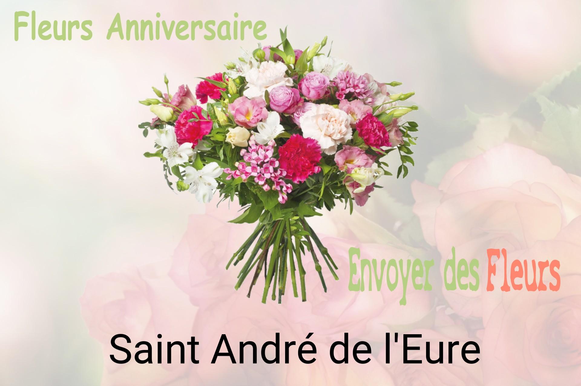 Bouquet de fleurs d’anniversaire livré à Saint-André-de-l'Eure